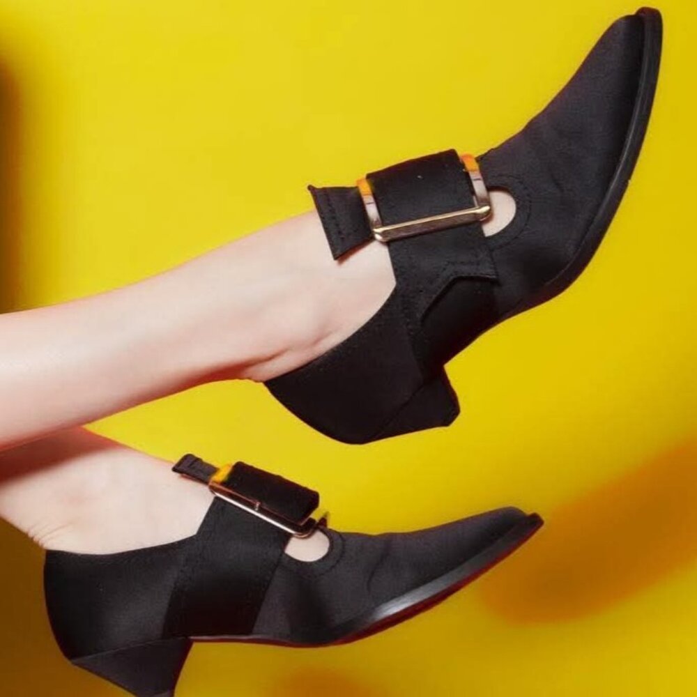 ISO Kat Von D Coven shoes silver buckle size 9